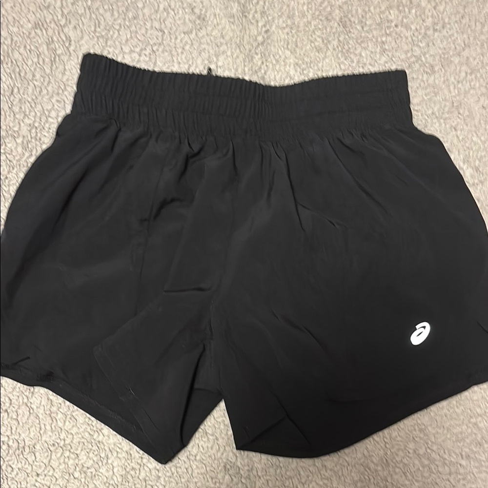Asics Women's Black Athletic Shorts